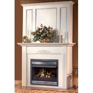   Flat Raised Panel Upper Wall Kit for Small Mantels 