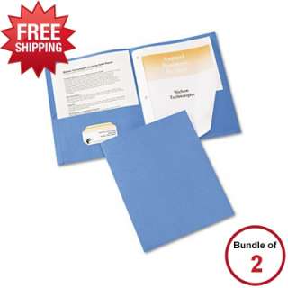 Avery   47976   Two Pocket Report Cover   2 Item Bundle   AVE47976 
