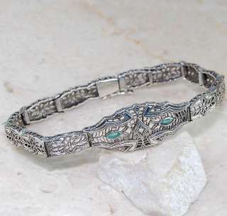  BRACELET, SIZE 7 1/4 INCHES LONG . Item is stamped 925 . This ring 
