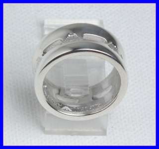 Sterling silver EMPORIO ARMANI Mens Fashion Ring size 9.25  
