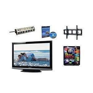  Panasonic TC P42G10 HDTV + Hook up Kit + Power Protection 