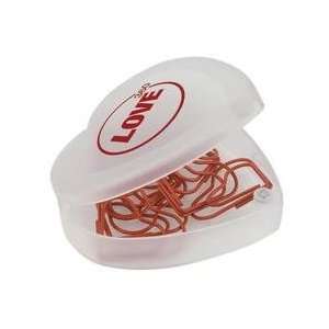  315    Heart Shaped Paper Clips & Case