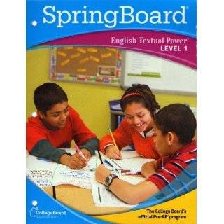 English Textual Power Level 1 Paperback by SpringBoard