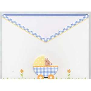  Peekaboo Bear Swaddle Invitation Baby