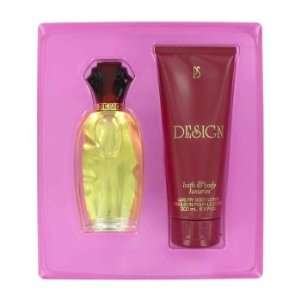  Design Perfume for Women, Gift Set   3.4 oz EDP Spray + 6 