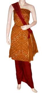   Look Boho Bohemian Bandhej Bandhini Cotton Salwar Suit