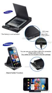 SAMSUNG GALAXY S2 I9100 S II 2 GENUINE BATTERY CRADLE  