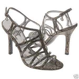   Marciano GOALLY Silver Strappy Sandals Shoes Pumps Heels 9, 10 NIB
