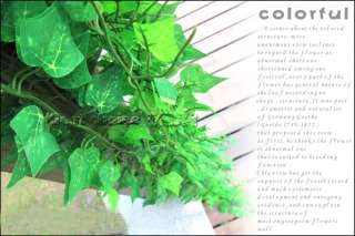 5pcs*230cm Artificial Silk Green Wedding Vine Plant 16  