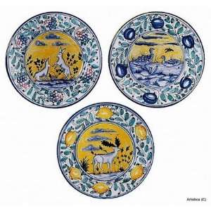   wall plates Elk, Geese, Hare (Set of Three) (8D.) [#1350/SET] Home