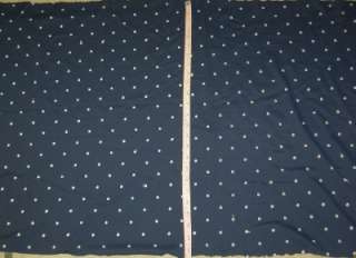 YDS LYCRA NAVY, WHITE EMBROIDERED EYELET FABRIC 21 22 W  