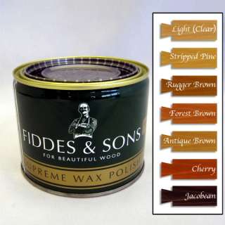 Fiddes Supreme Wax Polish, 7 Colors Available  