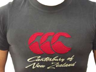   Of New Zealand Distressed Logo T shirt Mens New Boardwalk Blue  