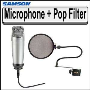   Microphone With Cakewalk Software and Cad EPF 15A Pop Filter and