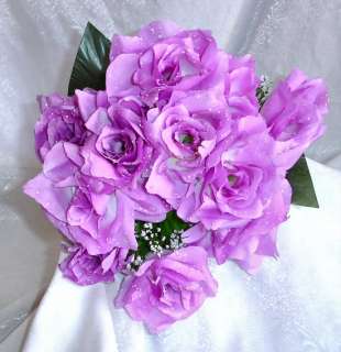   LAVENDER ~ Soft Silk Wedding Flowers Bouquets Centerpieces  