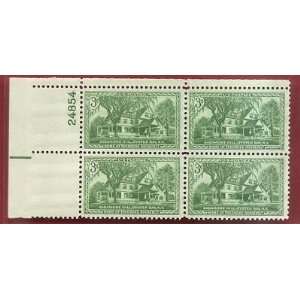 Postage Stamps US Sagamore Oyster Bay NY Scott 1023 MNHVFOG Block of 4
