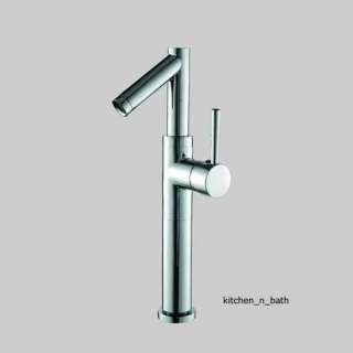 Modern Luxury Single Lever Chrome Bathroom Faucet  