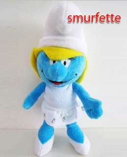 The Smurfs Pretty Girl Smurfette Plush Stuffed Doll Toy 11 Great Xmas 