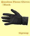   fleece hiking gloves winter running black 