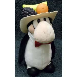   Post 13 Inch Plush Opus the Penguin Doll with Fruit Ha Toys & Games