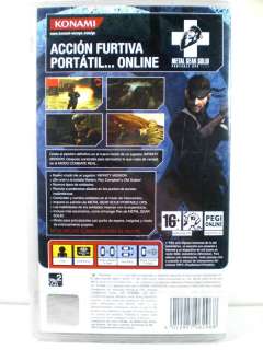 Metal Gear Portable Ops + para Sony PSP. Precintado de fábrica 