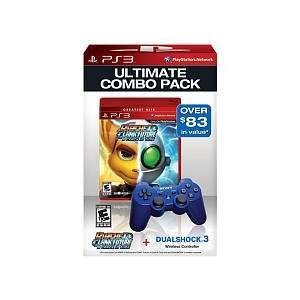  Ratchet & Clank Crack in Time & Blue Controller for Sony PS3 