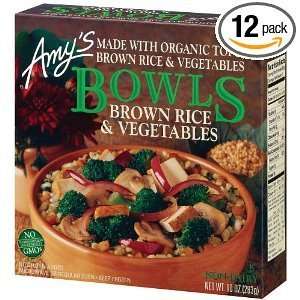 Amys Amys Bowl Brown Rice/veg, 10 Oz Grocery & Gourmet Food