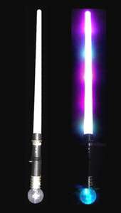   HANDLE LIGHT UP SWORD MULTICOLOR W BALL lights outer space toys swords