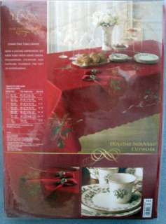 Lenox Holiday Nouveau Cutwork Tablecloth 60 X 120 NEW  