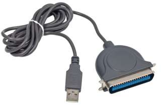 USB to label Printer (Parallel, C36) Cable Adapter, for Centronic 