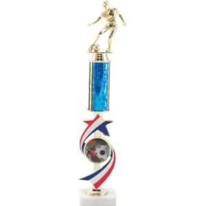   Star Riser with Round Column & Figure Award Trophy