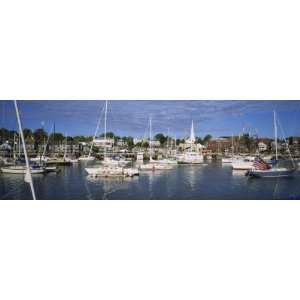  Sailboats in the Sea, Camden, Maine, USA by Panoramic 