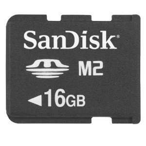  SanDisk 16GB Memory Stick Micro (M2) Memory Card 