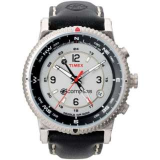 Timex Expedition E Compass Indiglo Mens Leather Watch  T49551  