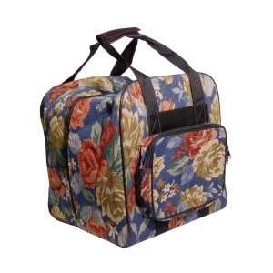  Hemline Blue Floral Serger Tote Bag Arts, Crafts & Sewing