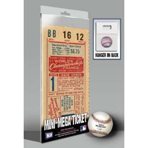 St. Louis Cardinals 1944 World Series Game 1 Mini Mega Ticket  