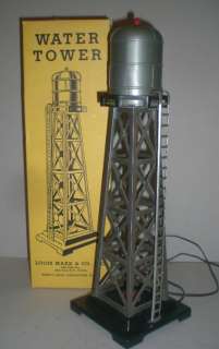 Vintage Marx Water Tower for Train in Box  