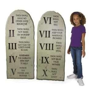  Ten Commandments Stand Up   Party Decorations & Stand Ups 