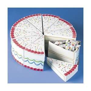  Birthday Cake Slice Treat Boxes (10PC) Health & Personal 