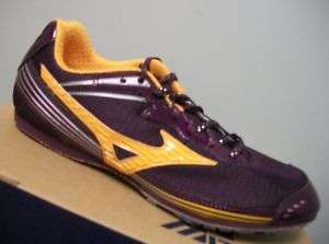   Plum Purple Orange Tempo Running Track Shoes Spikes 11 M NEW  
