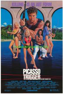 PICASSO TRIGGER MOVIE POSTER 1988 ANDY SIDARIS  