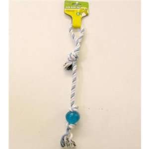  New   Dog Rope Toy With Plastic Ball Case Pack 48 by DDI 