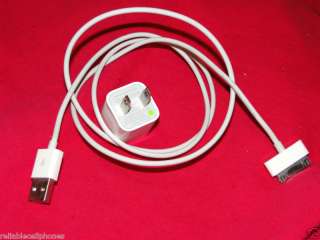 Used OEM Original Apple Ipod Wall Charger Usb Data Cable  