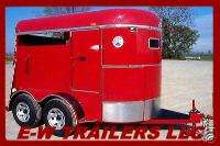 NEW 2012     TWO HORSE 500 BRONCO     STOCK TRAILERS  