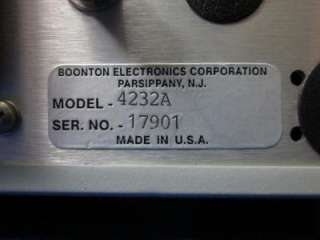 Boonton 4232A RF Power Meter  