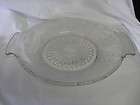 BURLINGTON GLASS WORKS EAPG CANADIAN PATTERN HANDLED CAKE PLATE