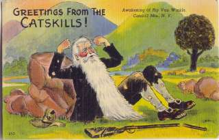 Postcard 121359 Rip Van Winkle Catskill Mts NY  