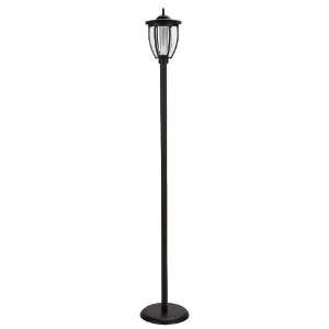   SUNergy 50400099 Kennwicke Black Solar Lamp Post Patio, Lawn & Garden