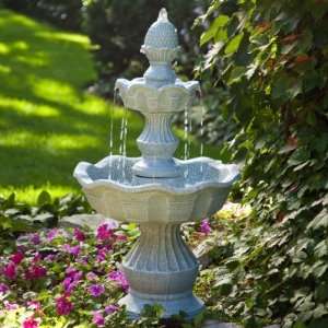   Welcome Garden Pineapple Tiered Fountain Patio, Lawn & Garden