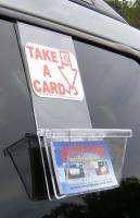 Window Hook for Card Holders Carpet Cleaning Van Truck  
